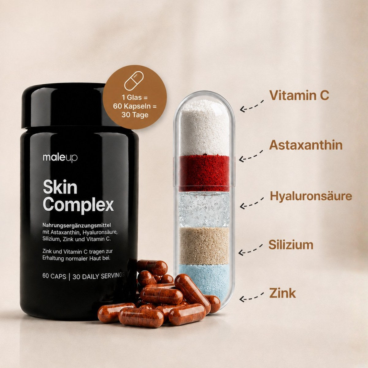 maleup Skin Complex Supplement