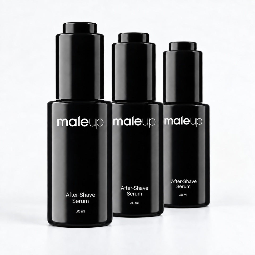 maleup After-Shave Serum 30 ml – drei Flaschen