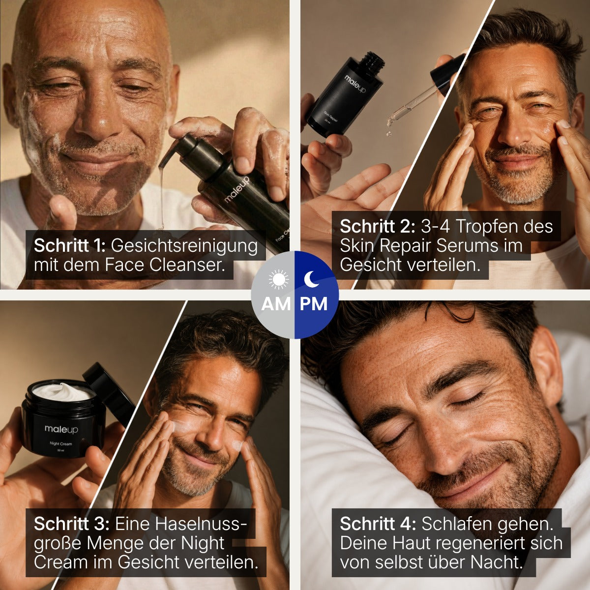 maleup Anti-Aging Komplett Set