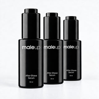 maleup After-Shave Serum 30 ml – drei Flaschen