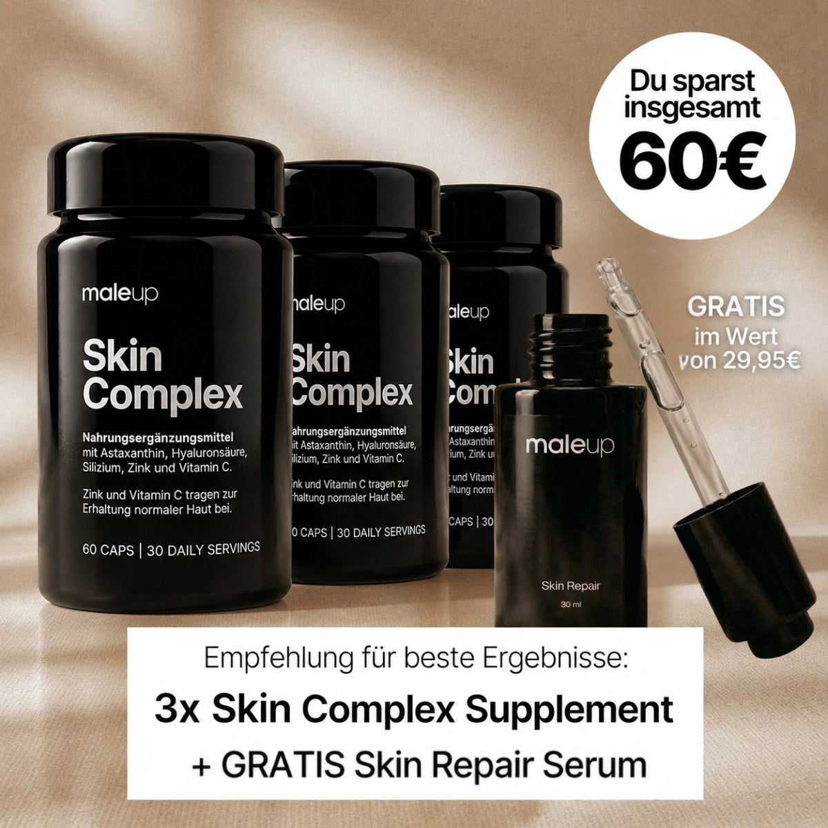 maleup Skin Complex Supplement